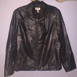 Womens Black Leather Jacket